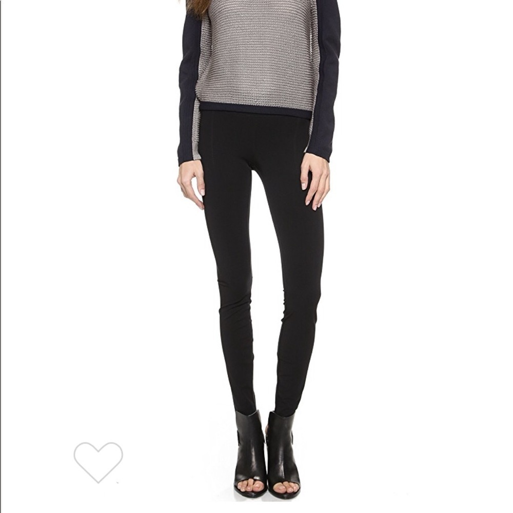 • Helmut Lang • Black Cotton Spandex Leggings XS